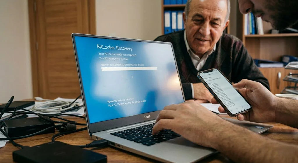 Bilgisayarım Açılmıyor, Mavi Ekranda BitLocker Kodu İstiyor!