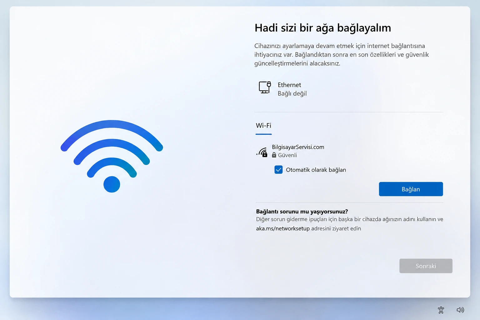 Windows 11 Kurulumunda İnternet Olmadan Yerel Hesap Oluşturma