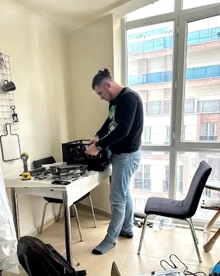 Avcılar’da yerinde bilgisayar servisi sonrası paylaşılan müşteri fotoğrafı