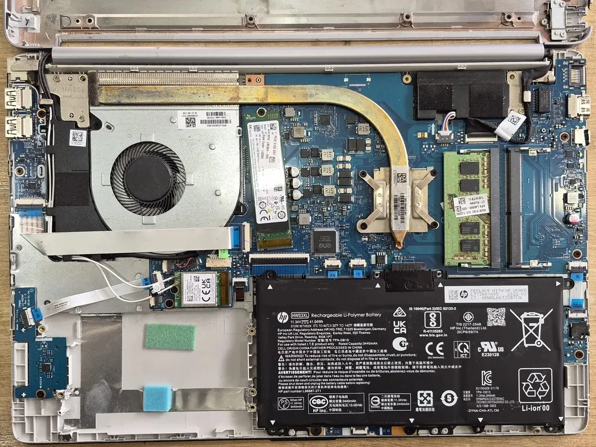 Laptop M.2 SSD ve RAM yükseltme sonrası uyumluluk kontrolü